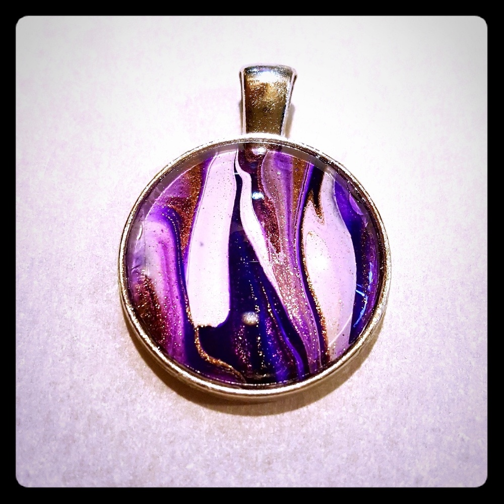 Handpainted Necklace Pendant